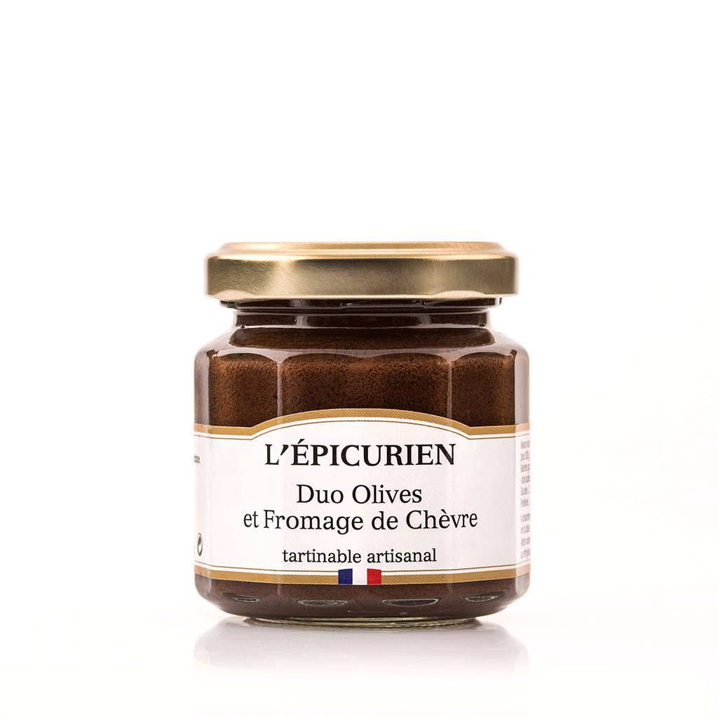 Duo Olives et Fromage de Chèvre tartinable L'Épicurien 