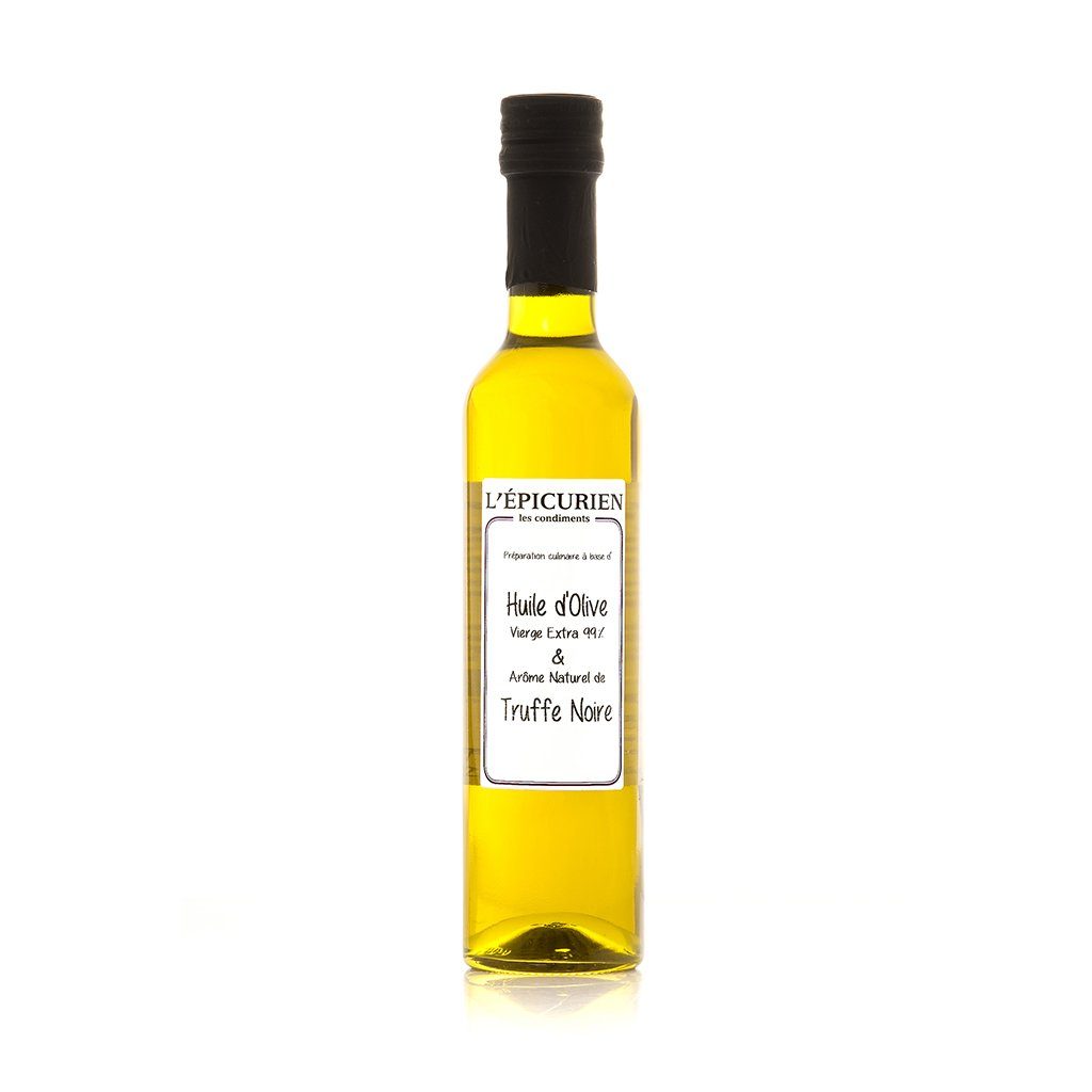 Huile d'Olive Vierge Extra 99% et Truffe Noire du Périgord 1% aide culinaire L'Épicurien 