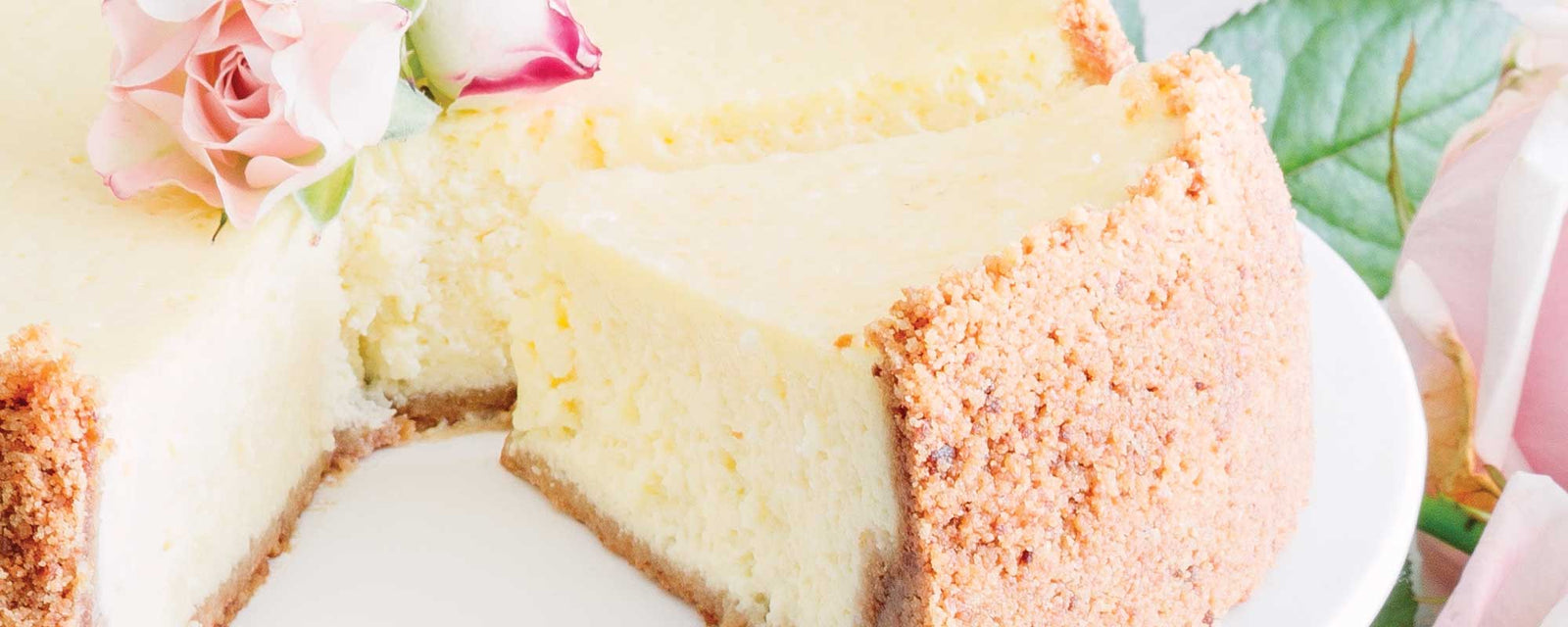 Cheesecake aux fleurs