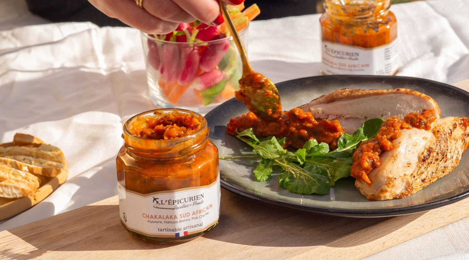 Poulet Épicé au Chakalaka Sud-Africain