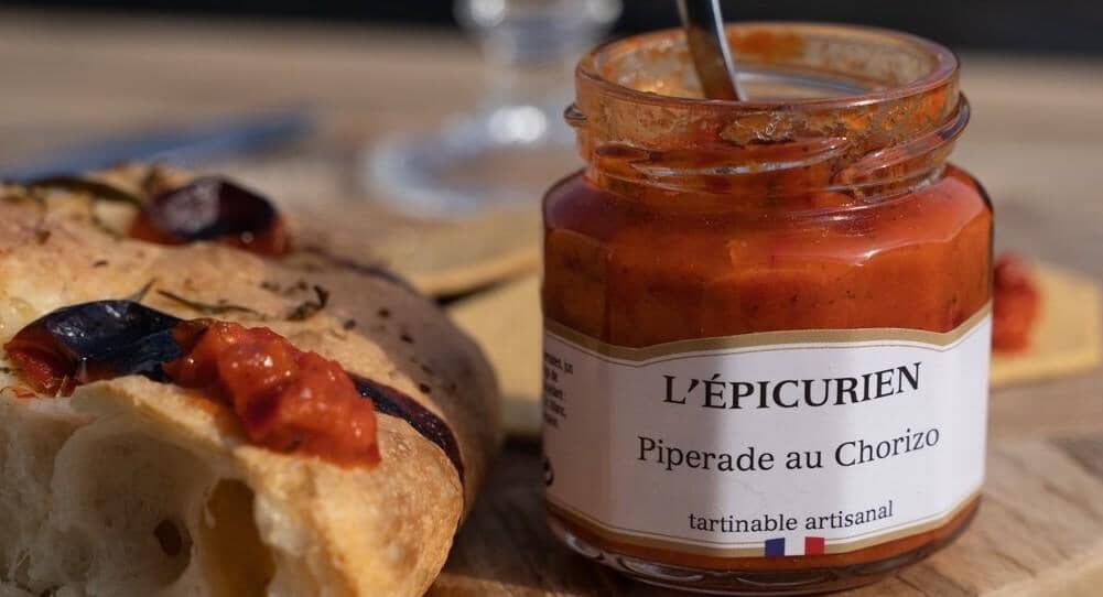 Recette Focaccia à la Piperade au Chorizo