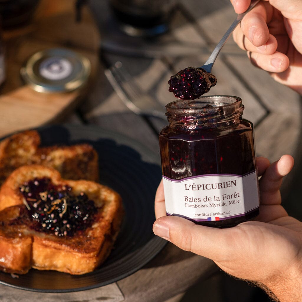 Baies de la Forêt (Framboise, Myrtille, Mûre) confiture L&#39;Épicurien 