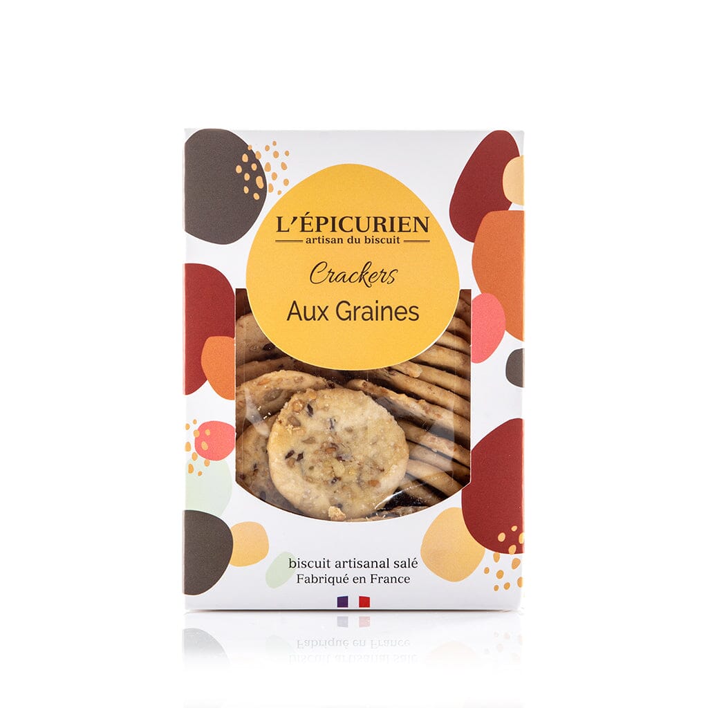 Biscuit Apéritif Crackers aux graines Biscuit L'ÉPICURIEN 
