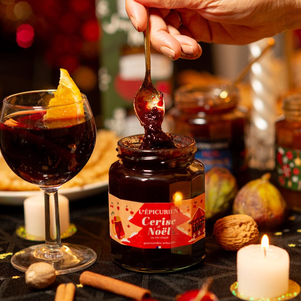 Cerise de Noël confiture L&#39;Épicurien 