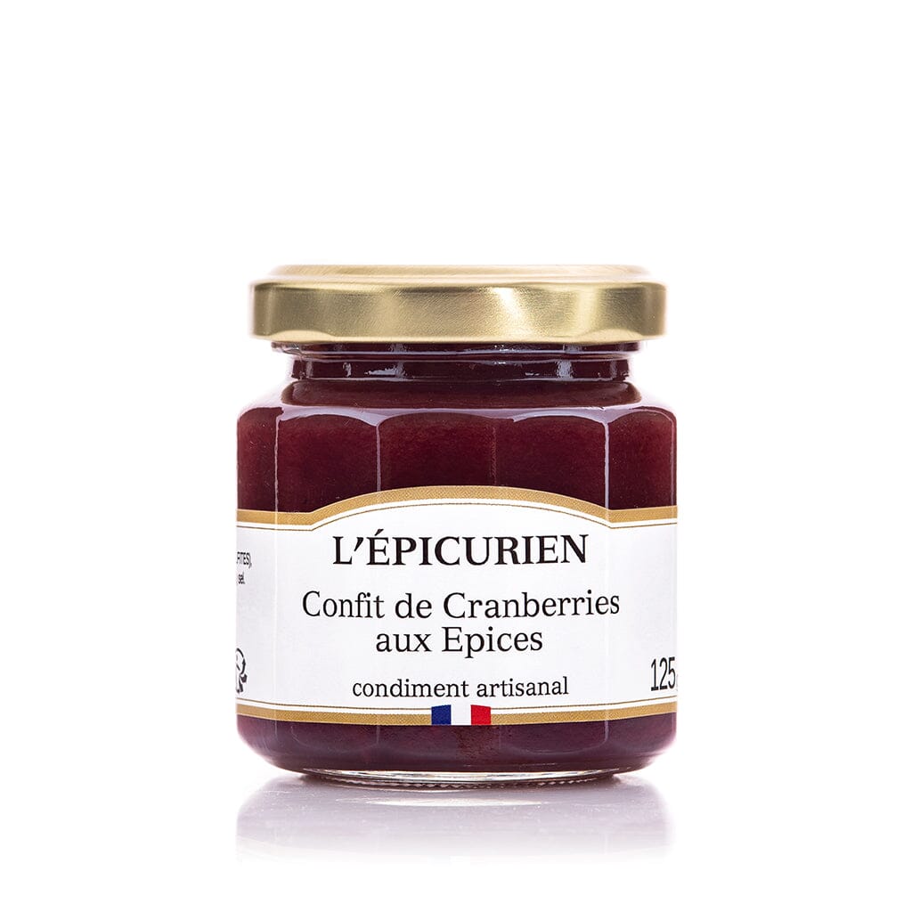 Confit de Cranberries aux Epices condiment L'Épicurien 