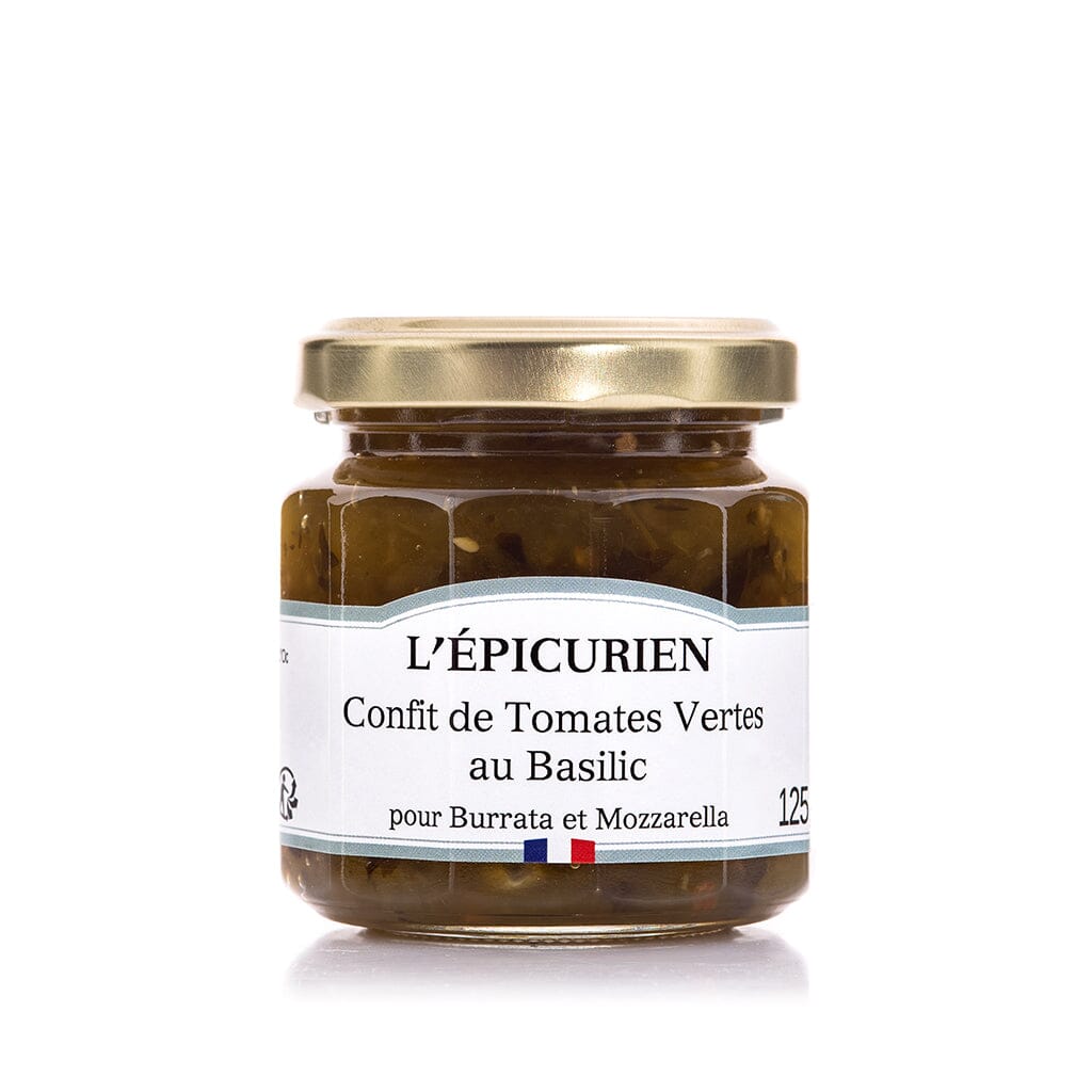 Confit de Tomates Vertes au Basilic fromagère L'Épicurien 