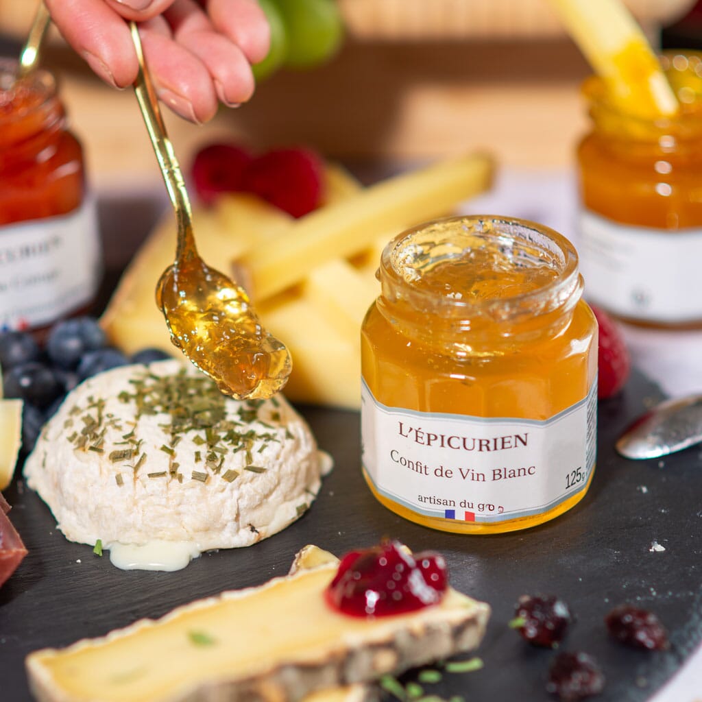 Confit de Vin Blanc fromagère L'Épicurien 