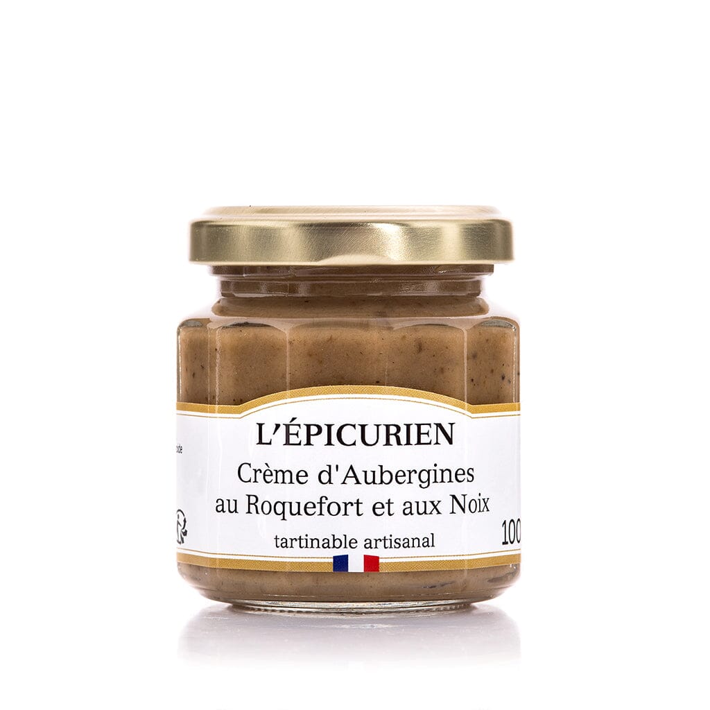 Crème d’Aubergines au Roquefort et aux Noix tartinable L'Épicurien 