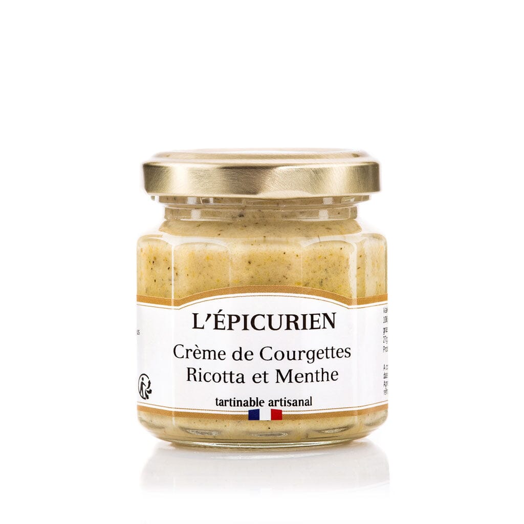 Crème de Courgettes Ricotta et Menthe tartinable L'Épicurien 