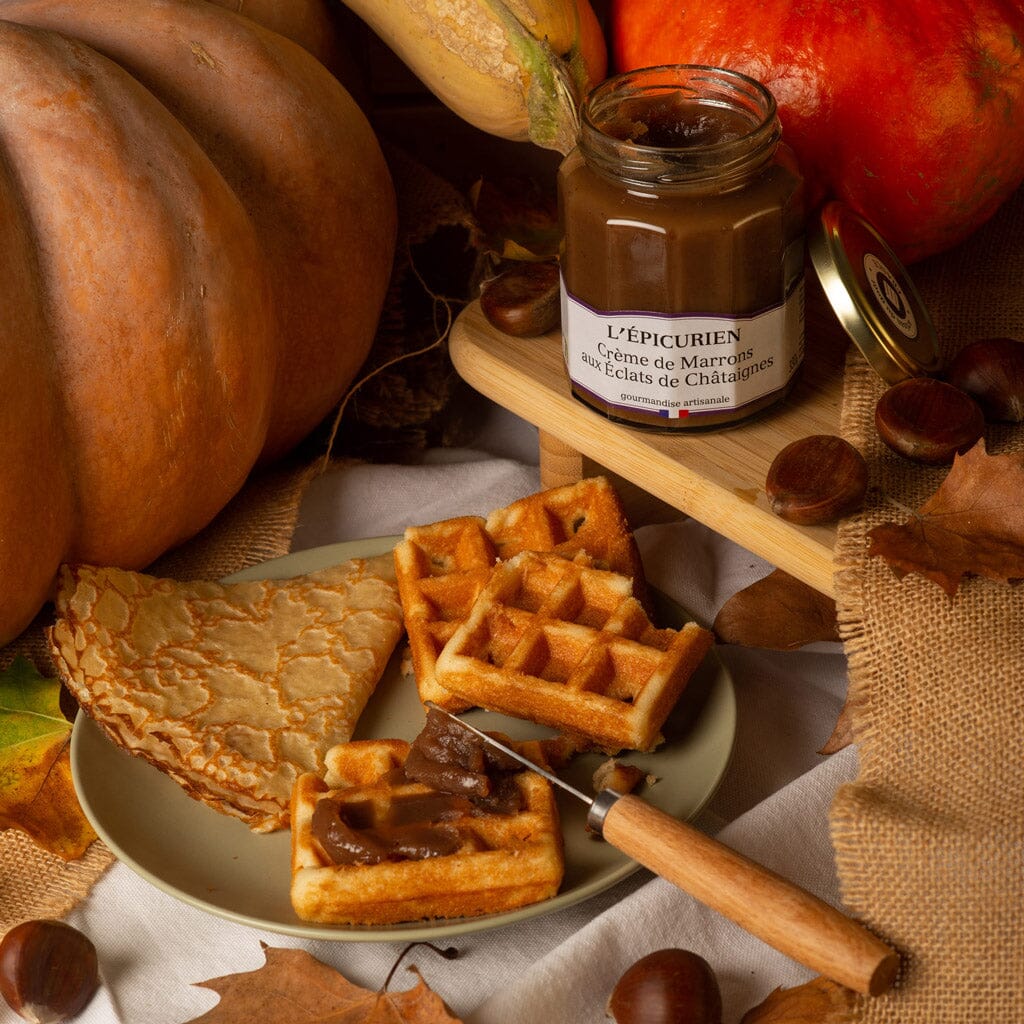 Crème de Marrons aux Éclats de Châtaignes confiture L&#39;Épicurien 
