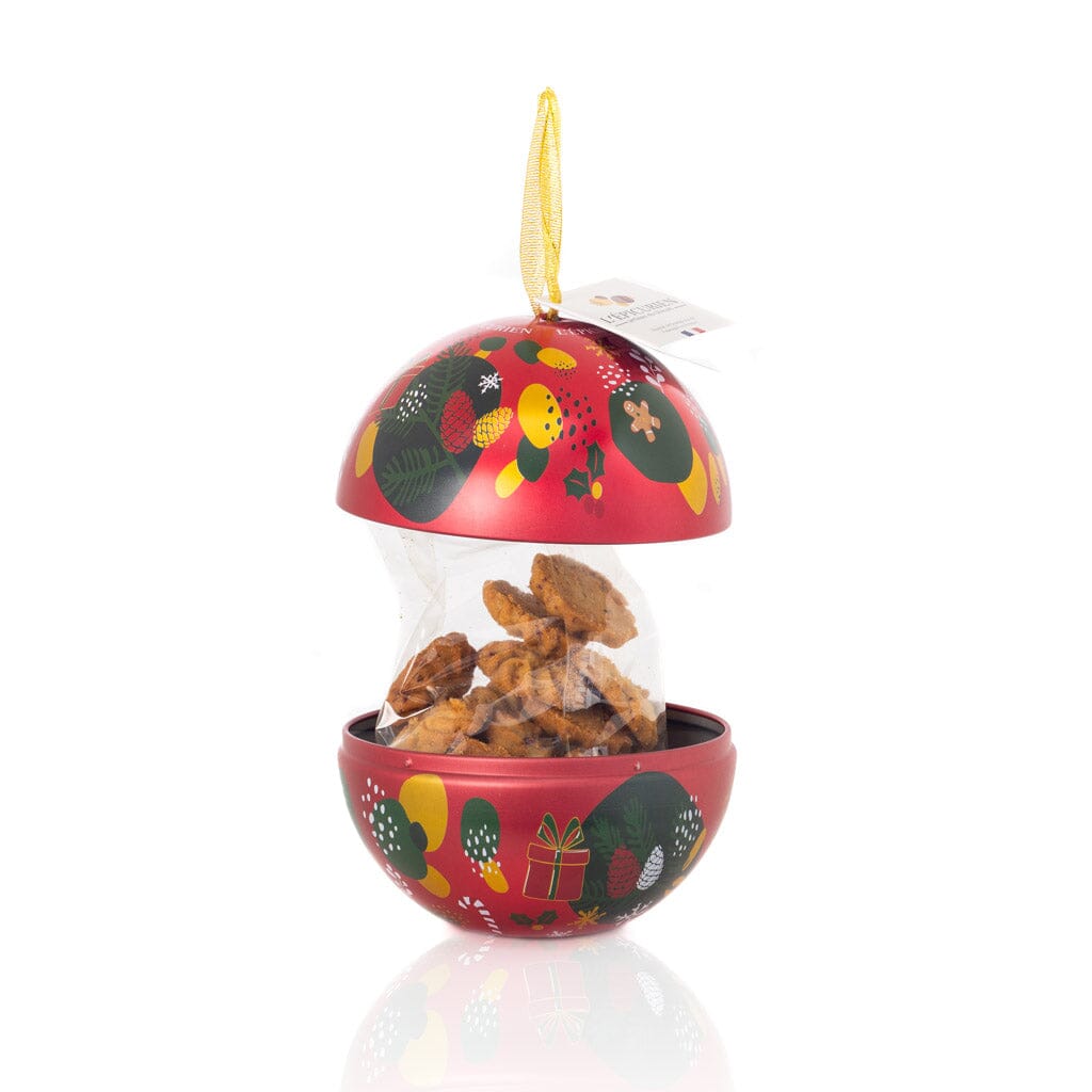 Étoiles de Noël aux Cranberries, Amandes et Zestes d’Agrumes - Boule de Noël Biscuit L&#39;ÉPICURIEN 