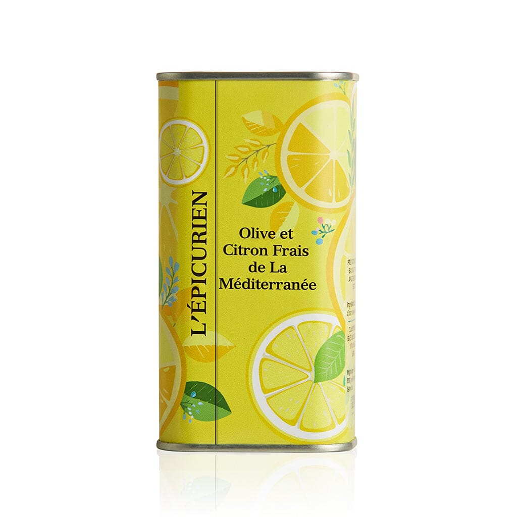 Huile d'Olive Vierge Extra et Citron de Méditerranée BIO aide culinaire L'Épicurien 