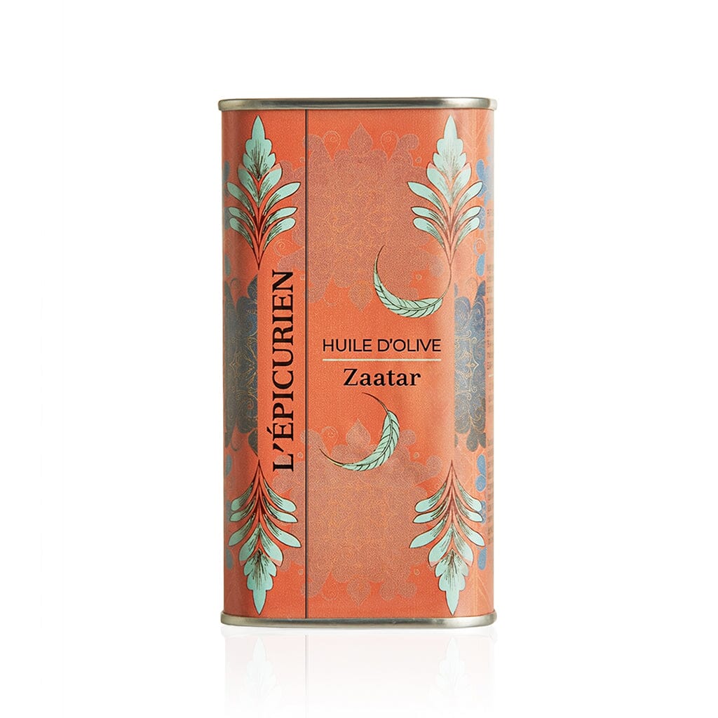 Huile d'Olive Vierge Extra infusée au Zaatar aide culinaire L'Épicurien 