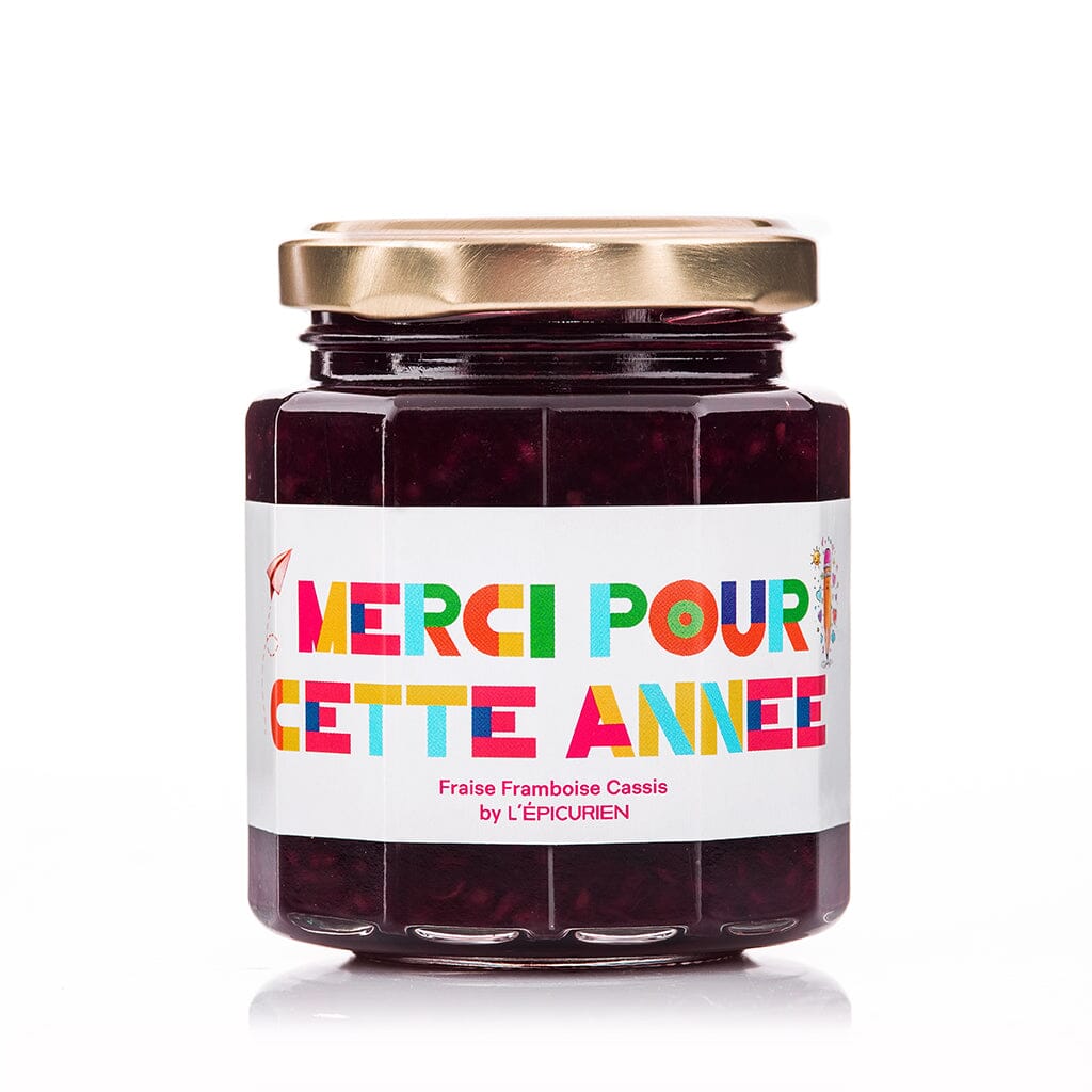 MERCI POUR CETTE ANNEE (Fraise, Framboise, Cassis) cadeau L'Épicurien 