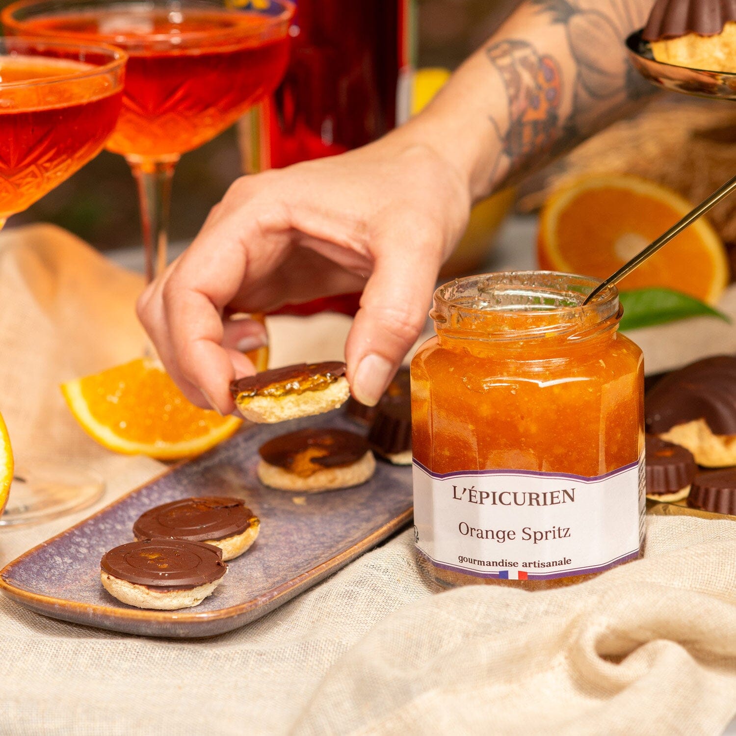 Orange Spritz confiture L'ÉPICURIEN 