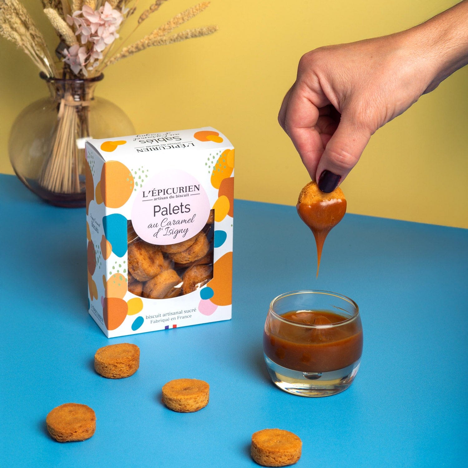 Palets Caramel d&#39;Isigny Biscuit L&#39;ÉPICURIEN 