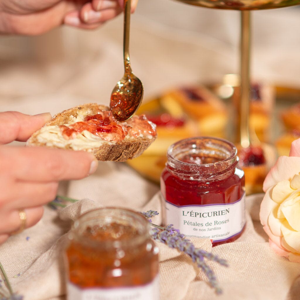 Pétales de Roses (de nos Jardins) confiture L&#39;Épicurien 