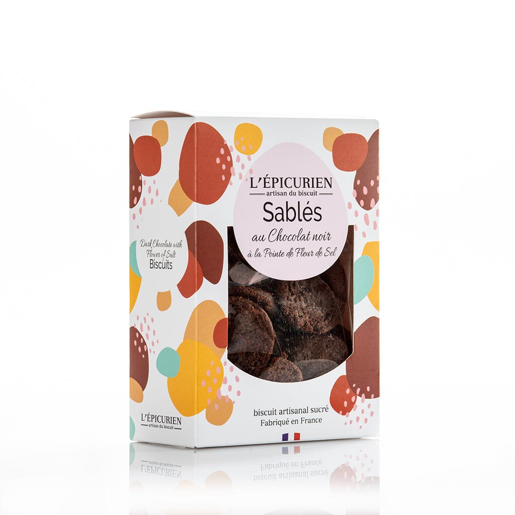 Sablés Chocolat Noir à la Fleur de Sel Biscuit L&#39;ÉPICURIEN 