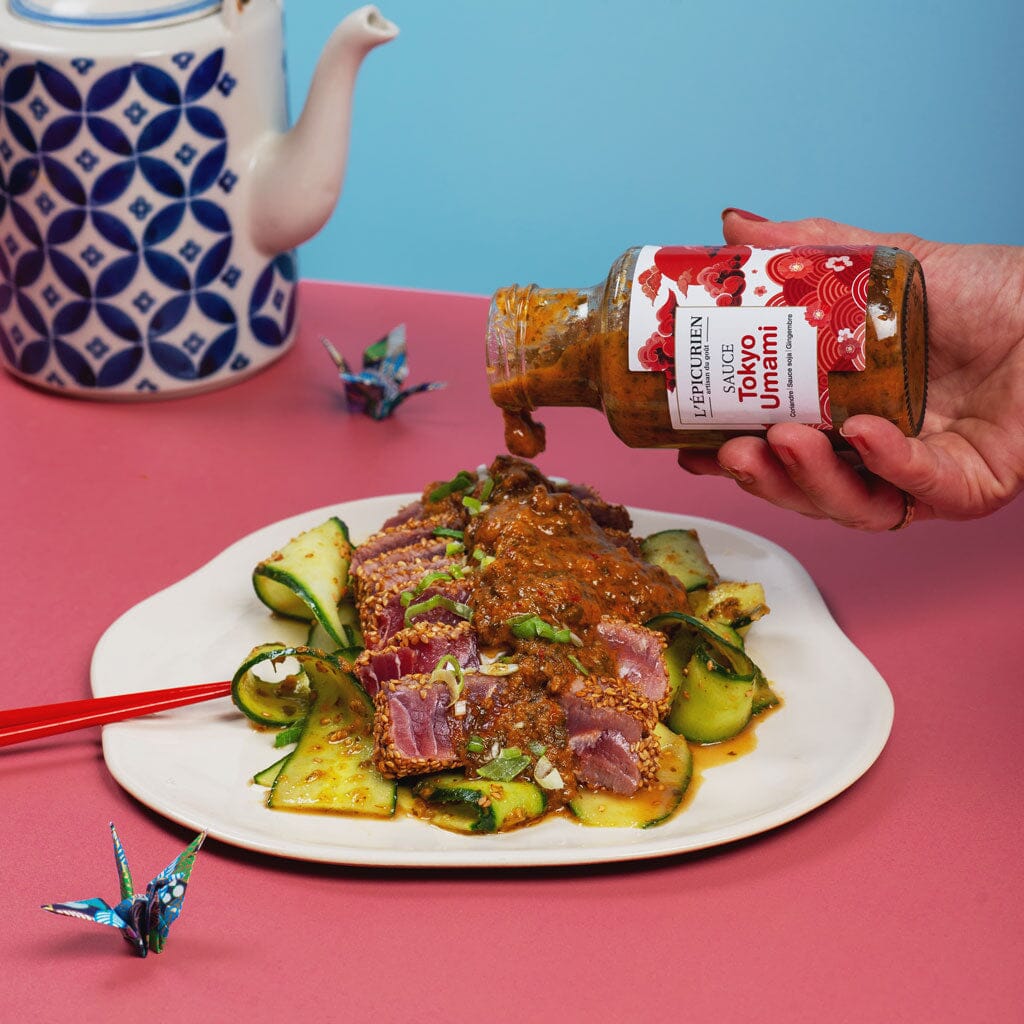 Sauce Tokyo Umami - Coriandre, Sauce Soja &amp; Gingembre aide culinaire L'Épicurien 