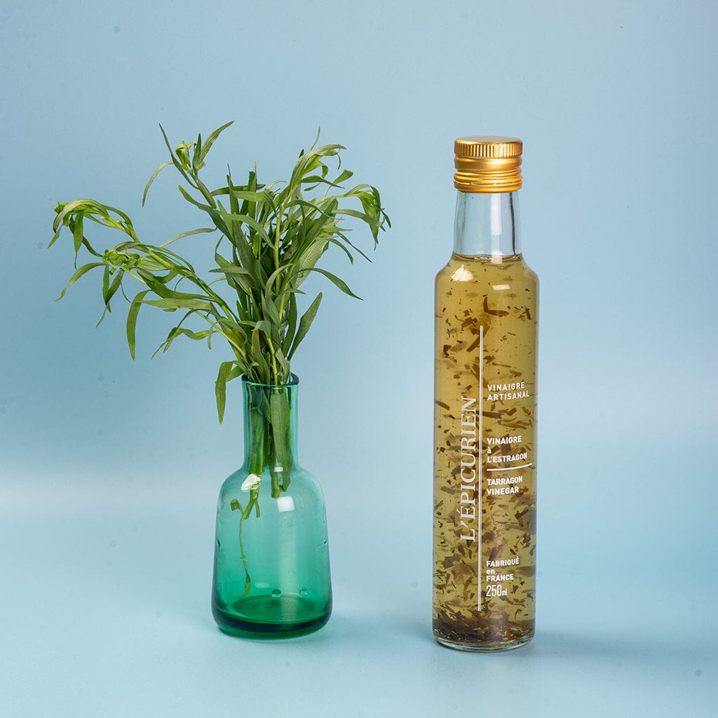 Vinaigre de Vin Blanc à l'Estragon aide culinaire L'Épicurien 