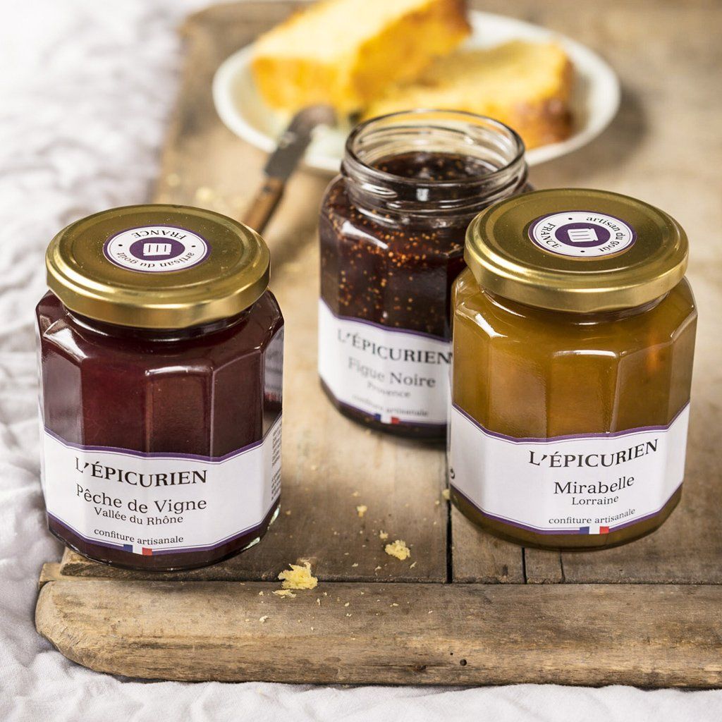 3 confitures ♡ France confiture L'Épicurien 