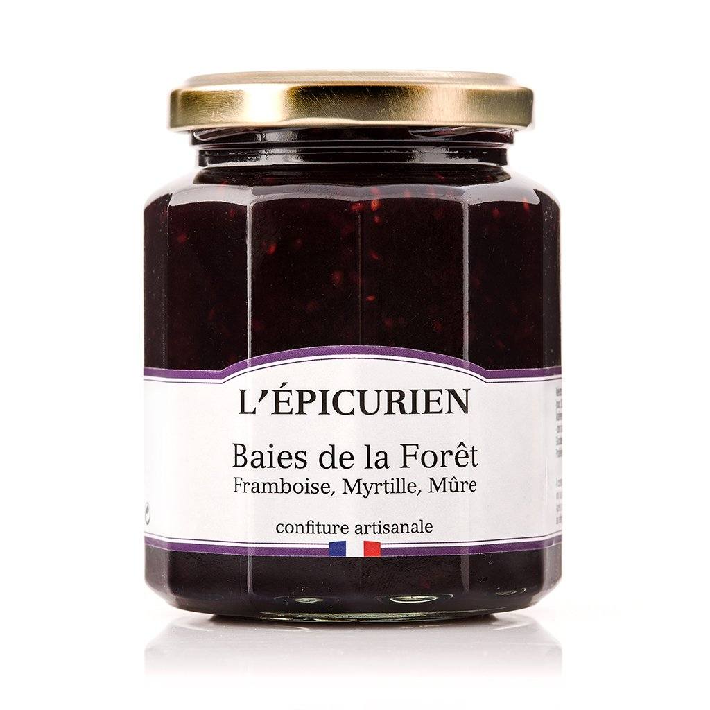 Baies de la Forêt (Framboise, Myrtille, Mûre) confiture L'Épicurien 