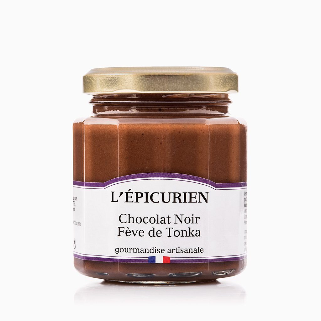 Chocolat Noir Fève de Tonka pâte à tartiner L'Épicurien 