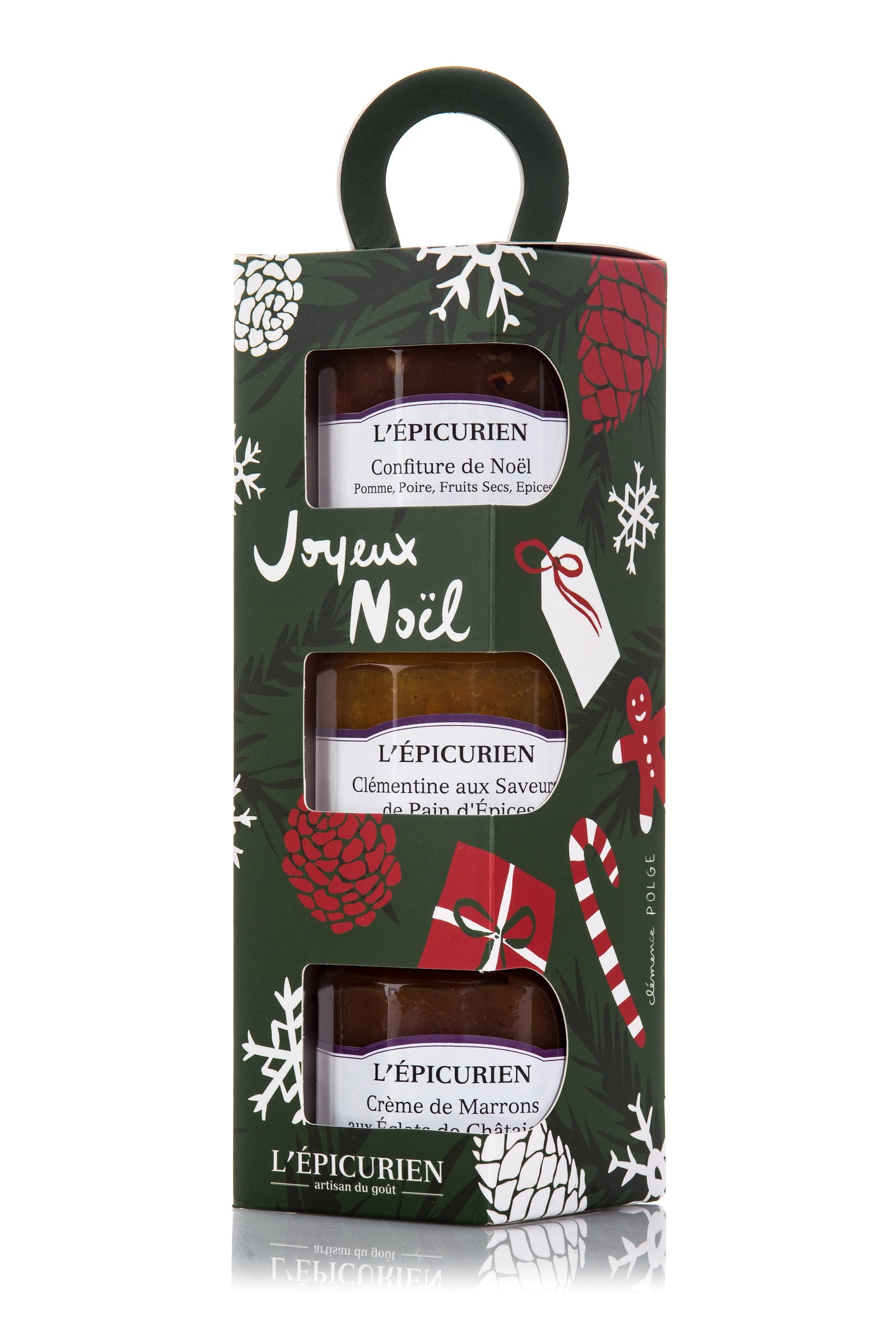 Coffret Joyeux Noël cadeau L'Épicurien 