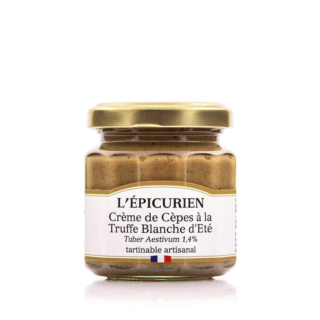 Crème de Cèpes à la Truffe Blanche d'Eté tartinable L'Épicurien 