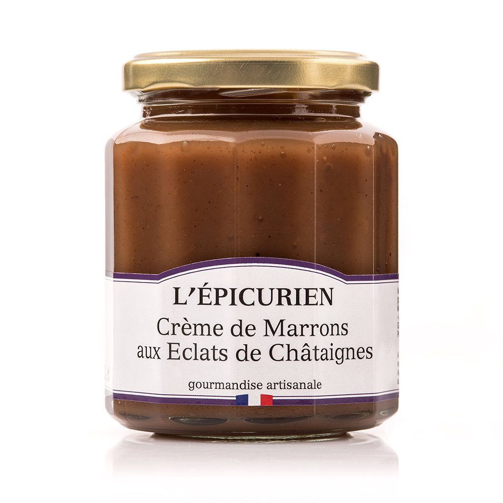 Crème de Marrons aux Éclats de Châtaignes confiture L'Épicurien 