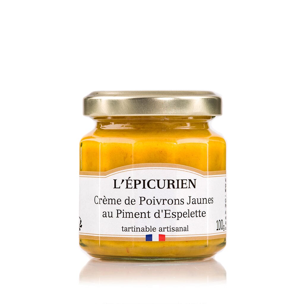 Crème de Poivrons Jaunes au Piment d'Espelette tartinable L'Épicurien 