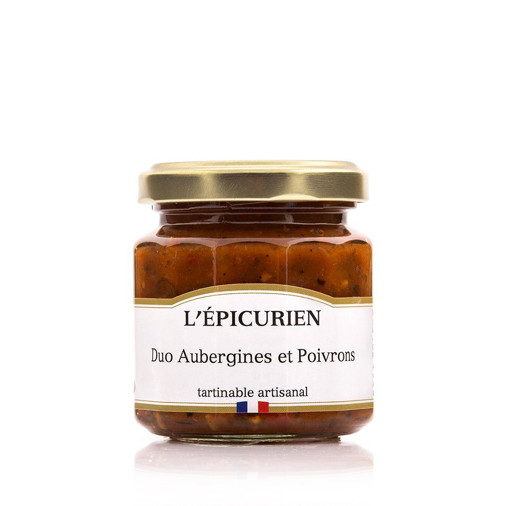 Duo Aubergines et Poivrons tartinable L'Épicurien 