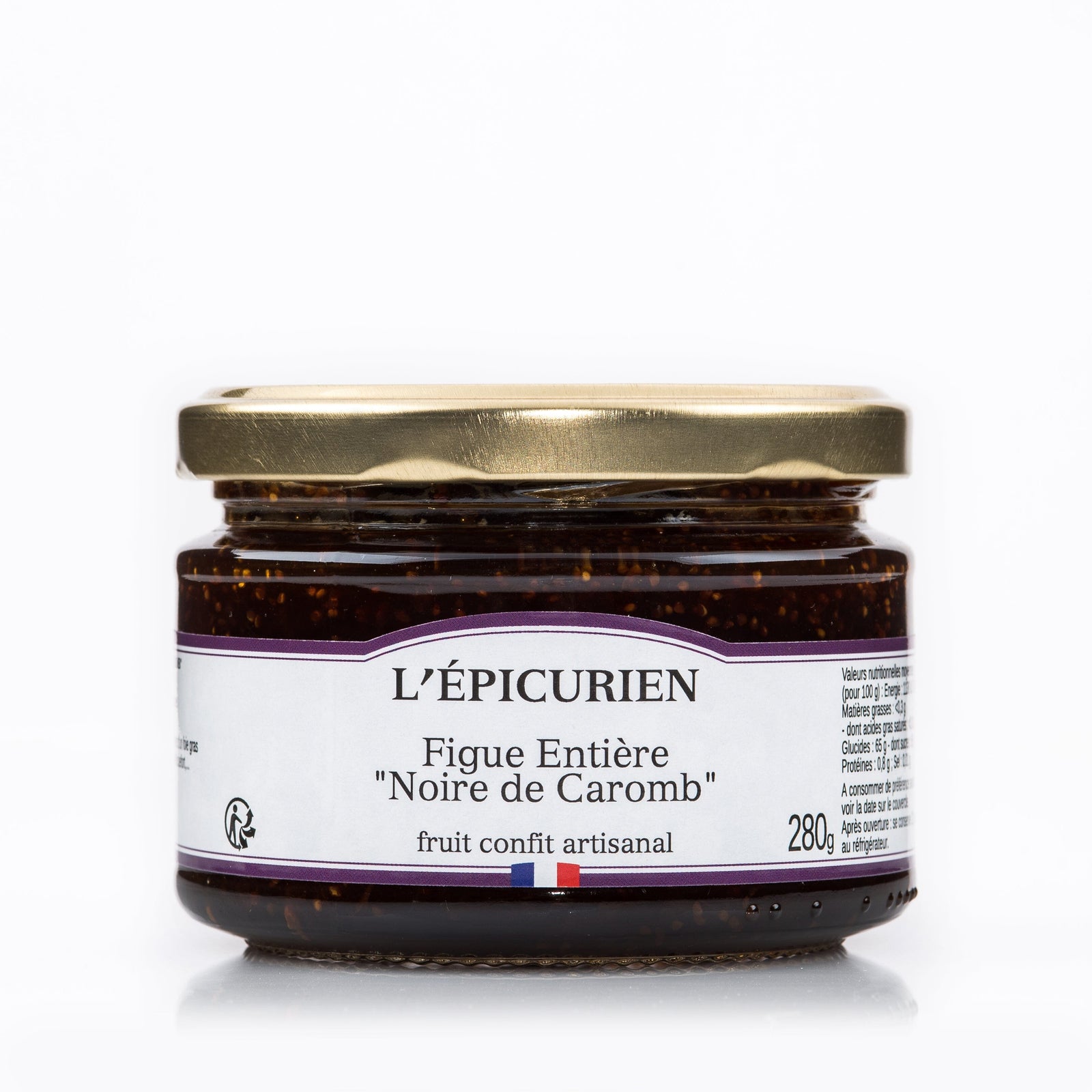 Figue Entière (Noire de Caromb) confiture L'Épicurien 