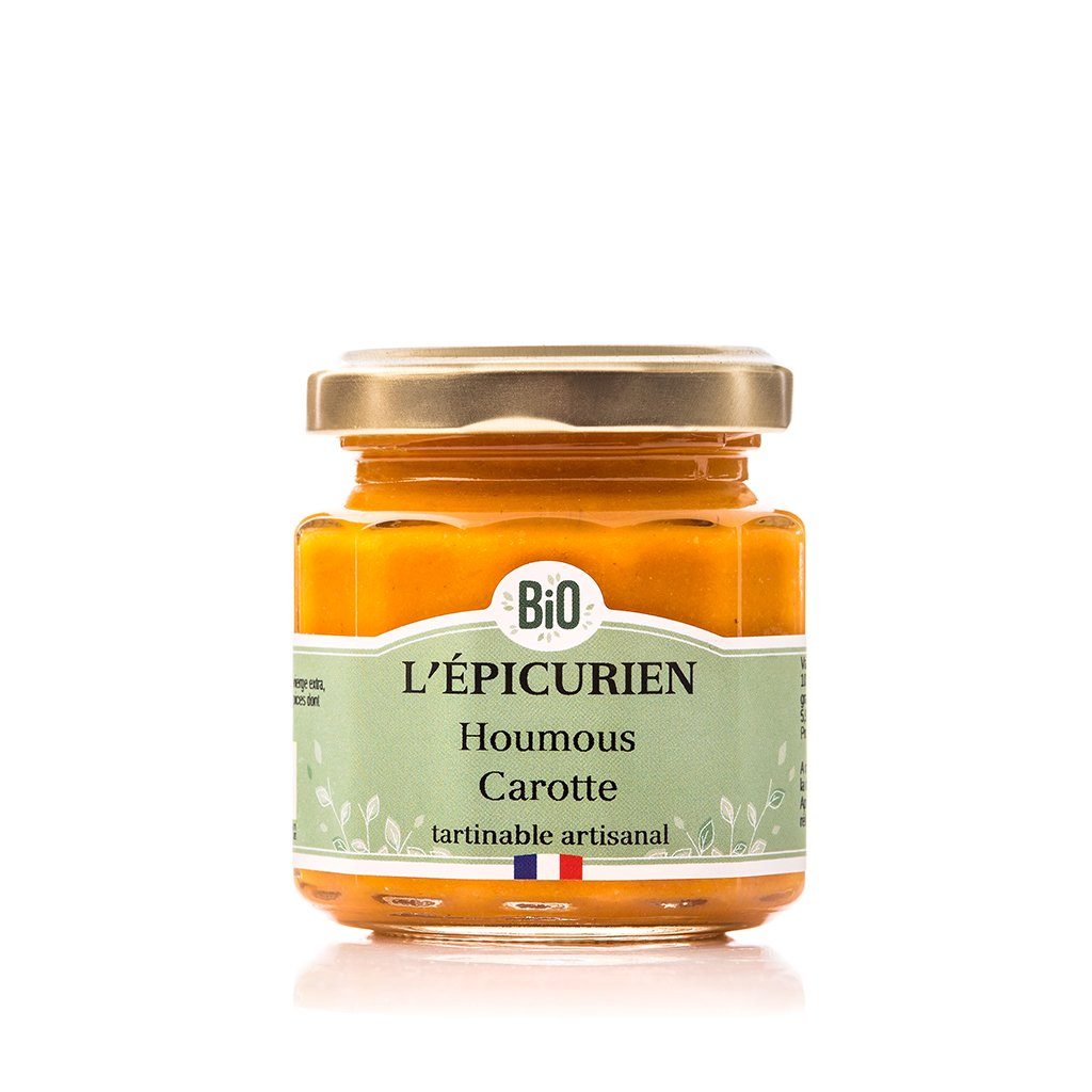 Houmous Carotte Bio tartinable bio L'Épicurien 