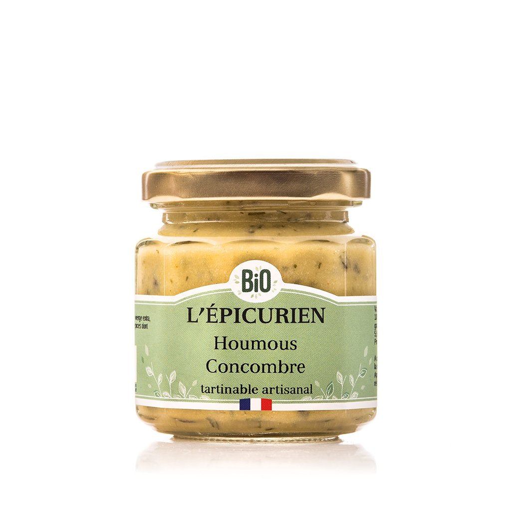 Houmous Concombre Bio tartinable bio L'Épicurien 