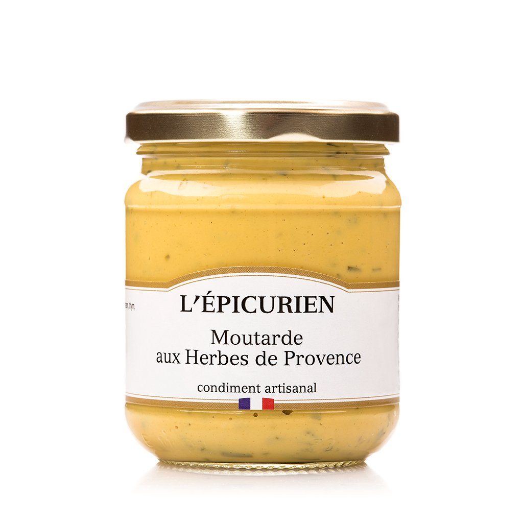 Moutarde aux Herbes de Provence condiment L'Épicurien 