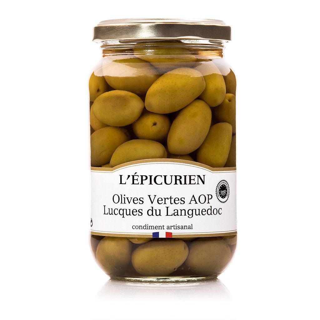 Olives Vertes AOP Lucques du Languedoc tartinable L'Épicurien 