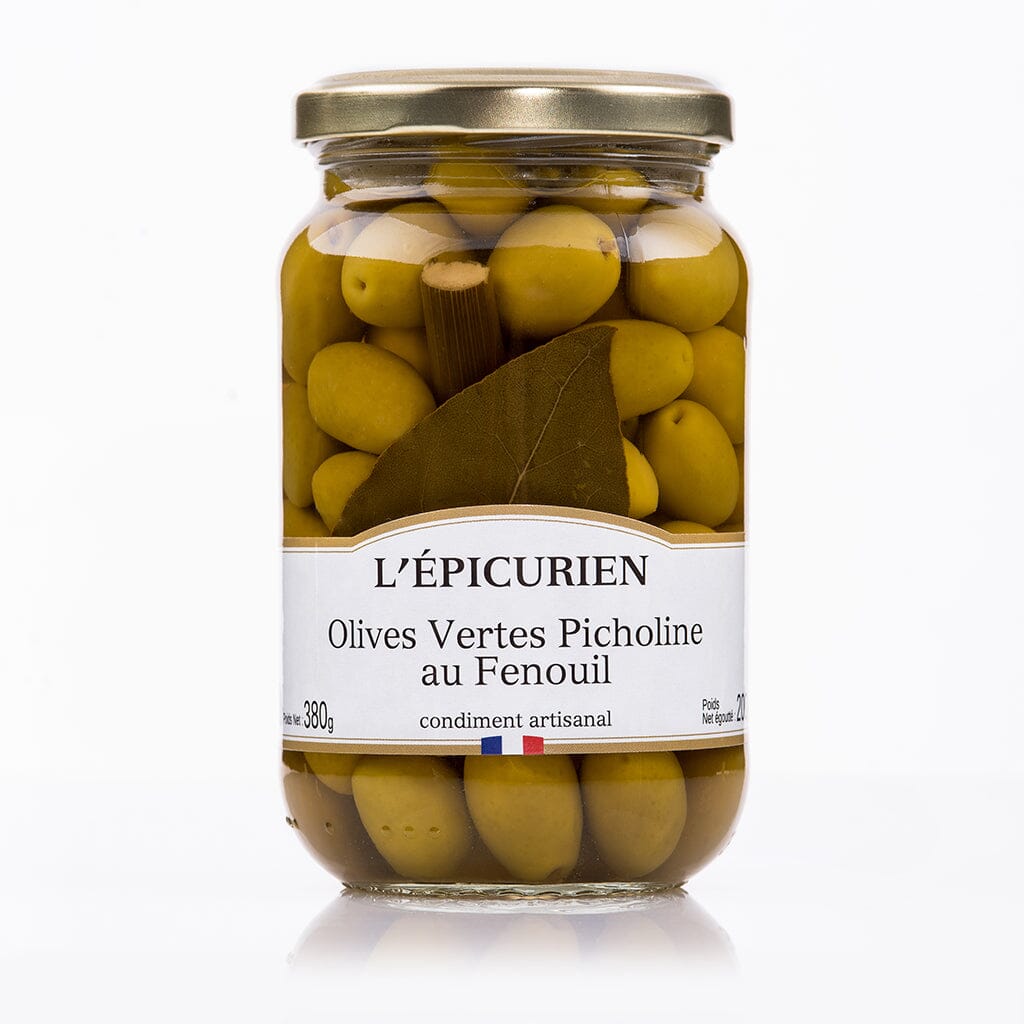Olives Vertes Picholine au Fenouil tartinable L'Épicurien 
