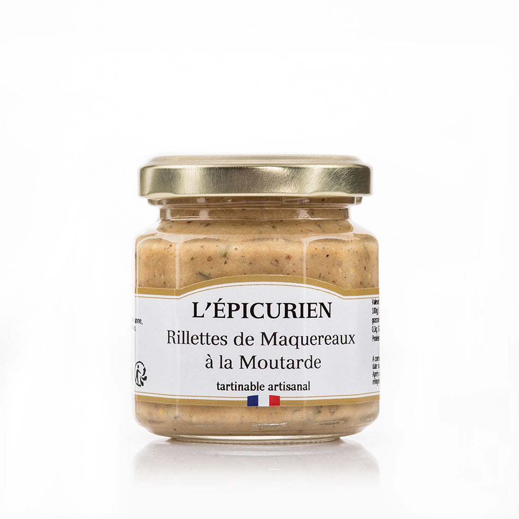 Rillettes de Maquereaux à la Moutarde tartinable L'Épicurien 