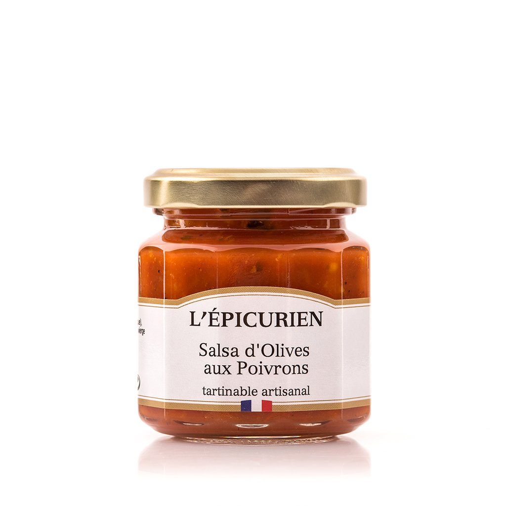 Salsa d'Olives aux Poivrons tartinable L'Épicurien 